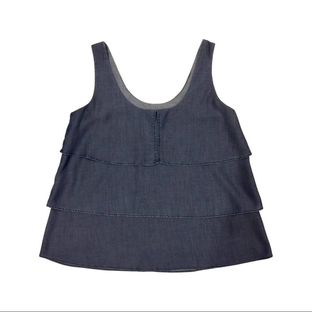 Banana Republic Sleeveless Tiered Top